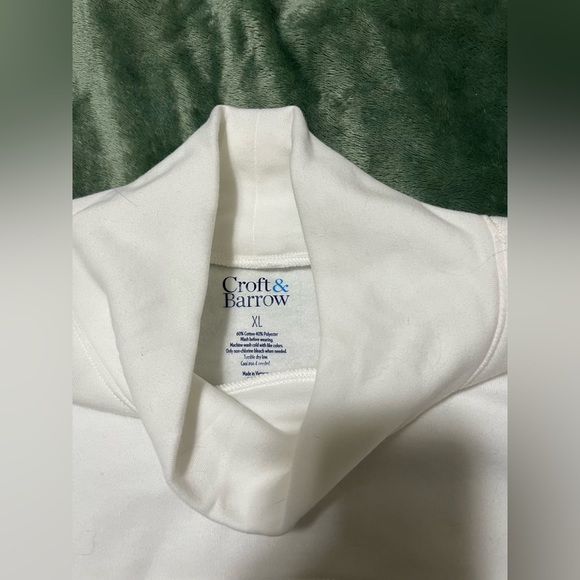 Croft and Barrow striped turtleneck long sleeve shirt - Picture 2 of 2